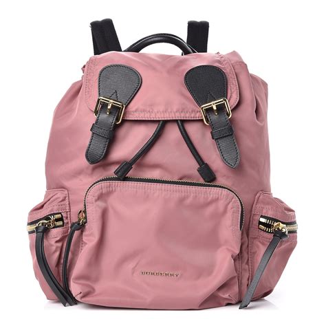 mauve burberry backpack|BURBERRY Nylon Medium Rucksack Backpack Mauve Pink.